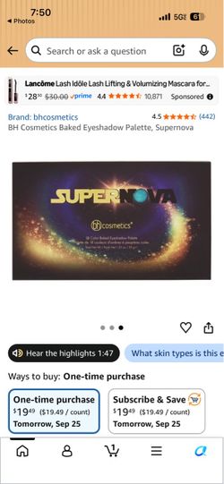 BH Cosmetics Supernova Baked Eyeshadow Palette