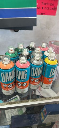 spray cans