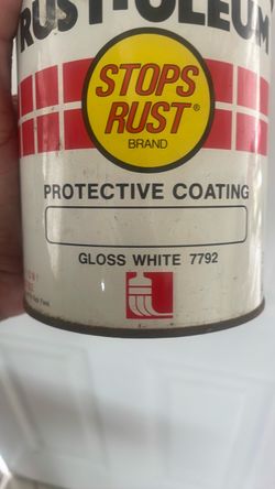 White Rust-Oleum Stops Rust Gloss White Protective Coating