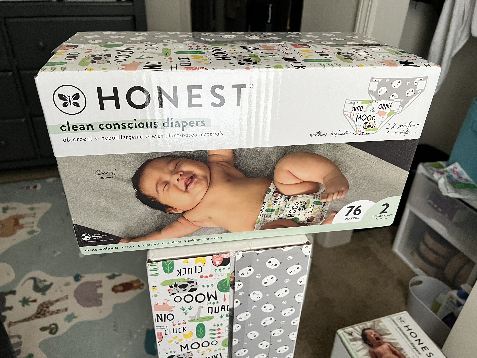 Diapers, Size 2, Honest Brand
