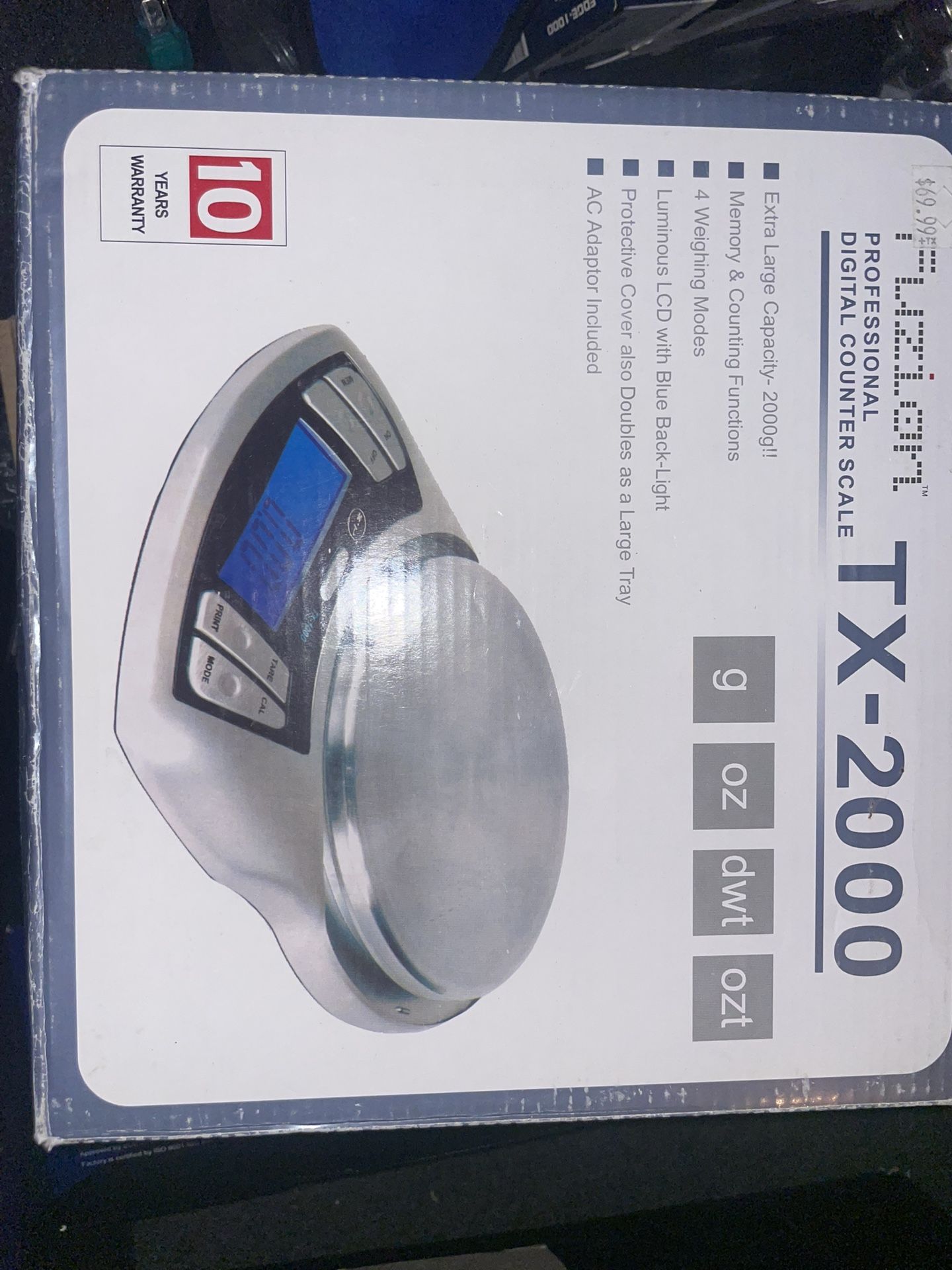 Digital Scale 2000g X 0.1g With Bowl