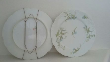 2 beautiful French antique dishes by Haviland and Co. Limoges