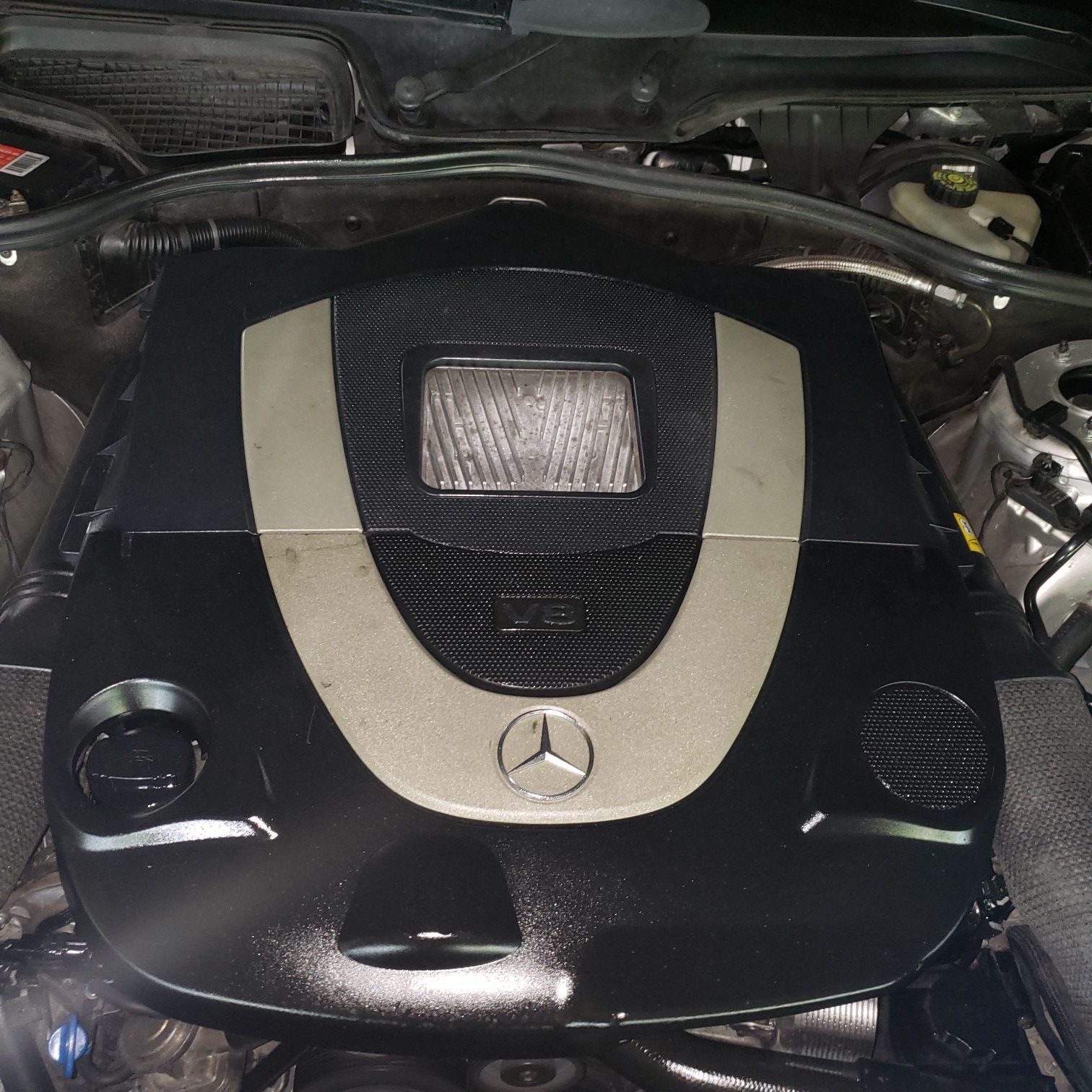 Mercedes s class manifold cover