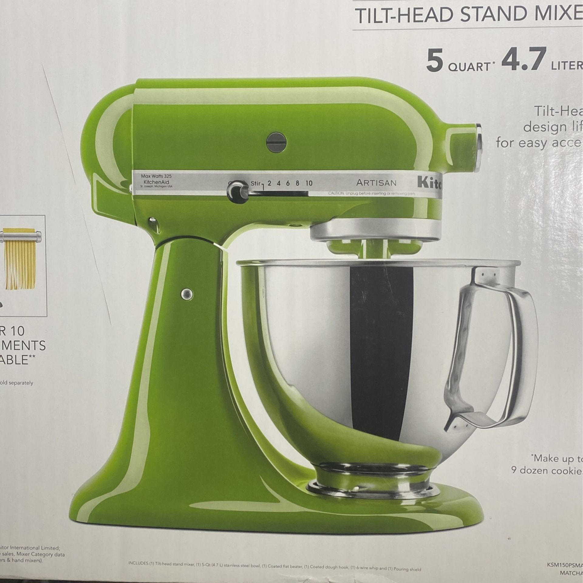 KitchenAid® 5 qt. Artisan® Series Tilt-Head Stand Mixer in Matcha