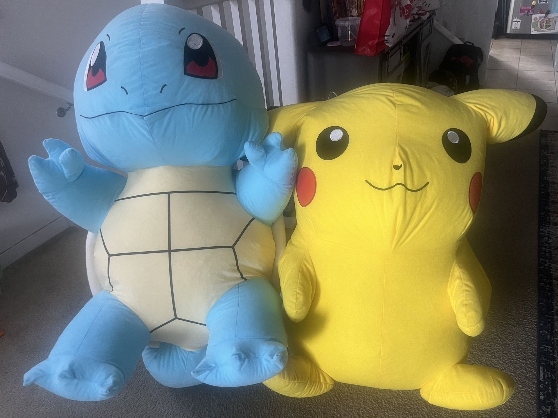 Rare Giant Pokemon Plush Set