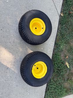 2 John deer Rear Wheels