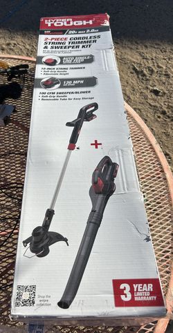 String Trimmer And Sweeper Set 