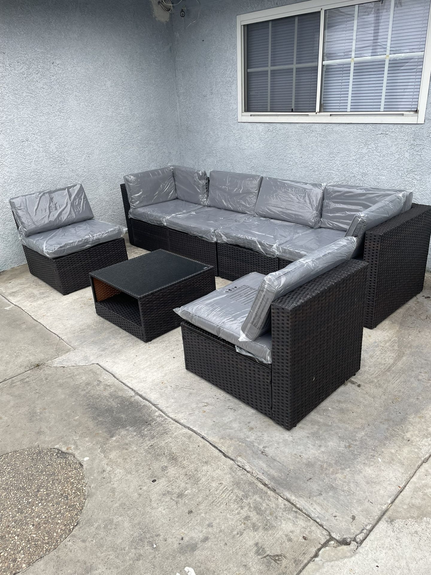7pc Outdoor Patio Furniture Set