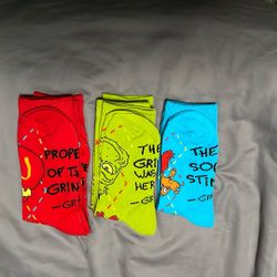 Missing Yellow McDonald’s Grinch Socks