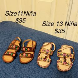 Huaraches Típicos Para Niñas 