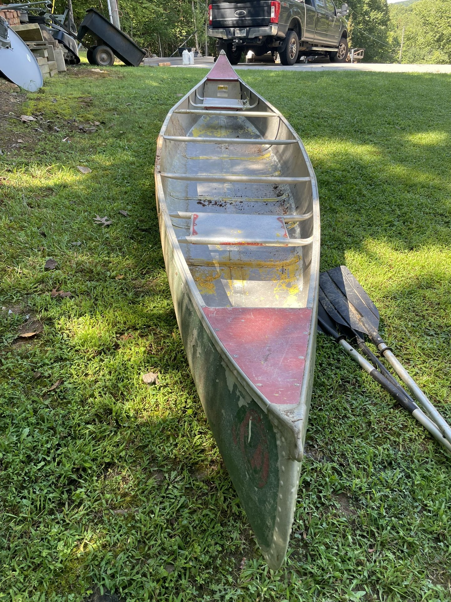17’ Osage Aluminum Canoe