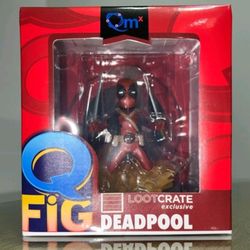 Marvel Deadpool  Loot Crate Q Fig Vinyl Figure  Collectible 4" 2015