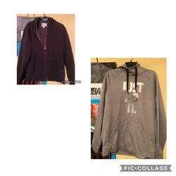 Jacket and hoodie