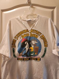 RARE 1999 LEIGH STEINBERG SUPER BOWL PARTY T-SHIRT $50.
