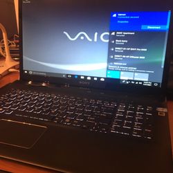 17 inches Sony Vaio I7 Processor 16 GB Memory Ram 500 GB Hardrive