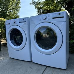 $850 Washer and Dryer Electric Set-1 year - Delivery Available 