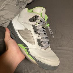 Jordan five green bean