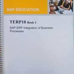 2 Books SAP Education Integration Of Business Process (Make Offer) TERP10
