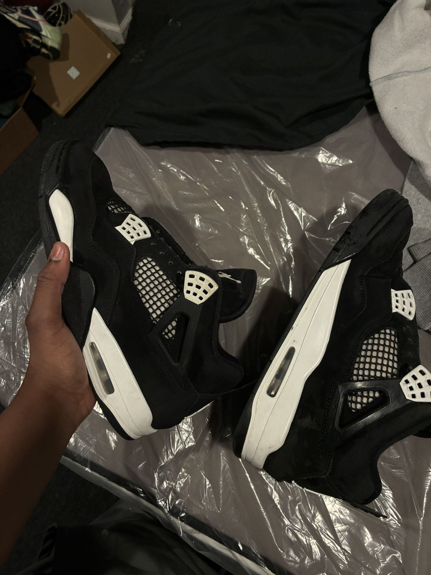Jordan 4’s Retros and White & Black