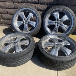 20 Inch Chrome Rims 5x114.3