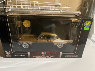 1:18 Diecast 1958 Studebaker Golden Hawk Model Car, New in Box