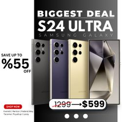 $1 Down - Premium Phone, Low Price! 💸 Samsung Galaxy S24 Ultra