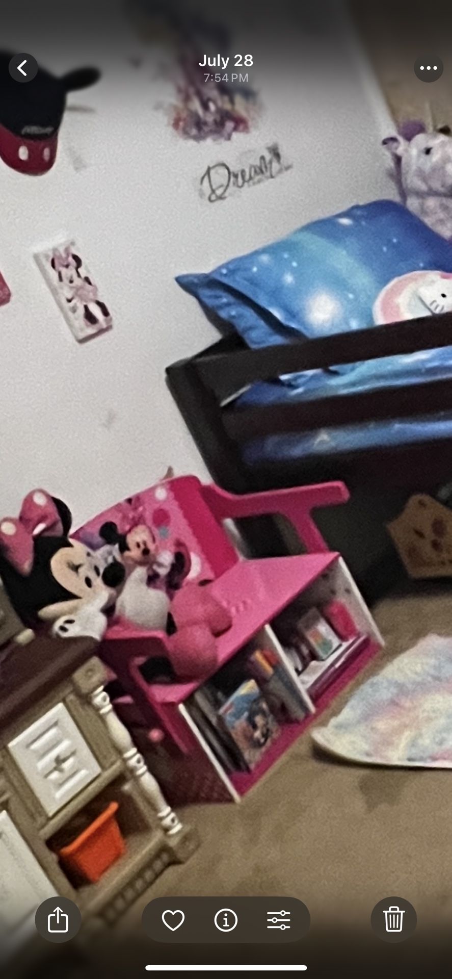 Minnie Mouse Bench/picnic Table