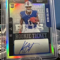 Keon Coleman Auto #/25