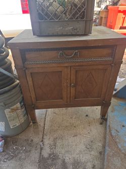 Vintage bed stand