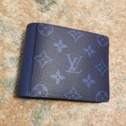 Louis Vuitton Blue Eclipse Wallet (Authentic)