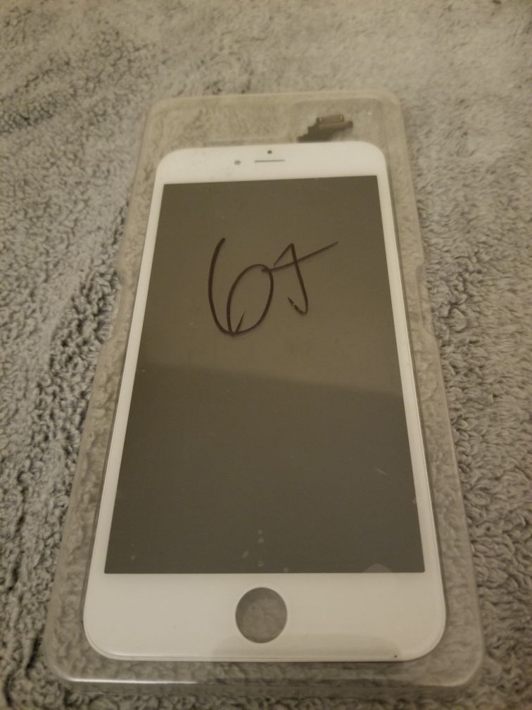 iPhone 6 plus screen replacement lcd in white