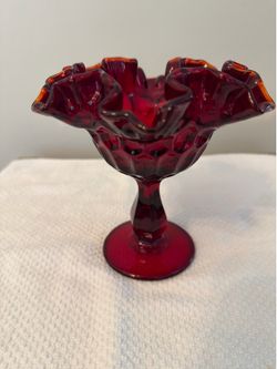 Vintage Fenton Compote