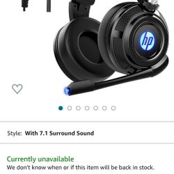 Gaming Headset For Laptop Or Computer 