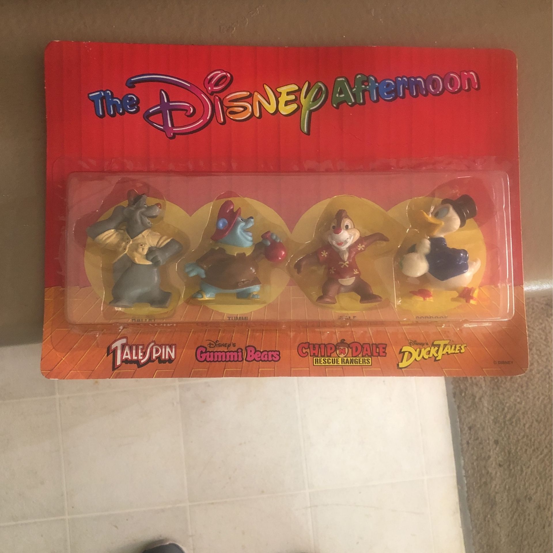 1991 THE DISNEY AFTERNOON FIGURES SET OF 4