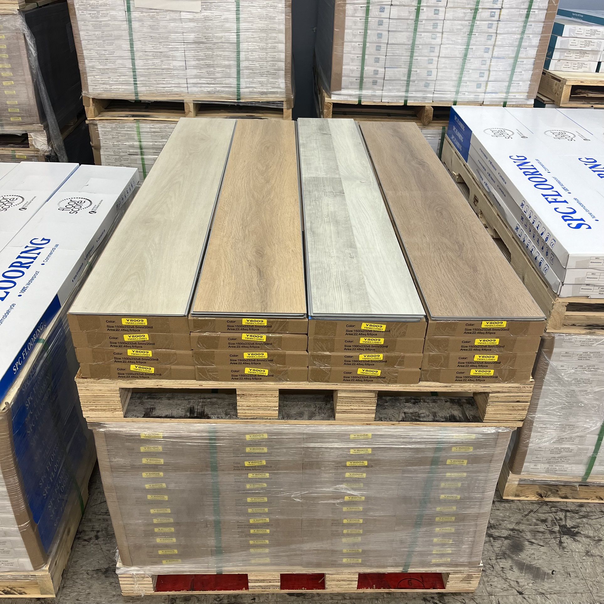 Up $0.79/sq ft 5.5mm~10mm Luxury Vinyl Plank Flooring SPC Flooring Click Locked Wholesale Price