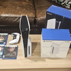 PS5 Slim Bundle. Disc Drive, 2TB Storage, Games And 2 Tb External