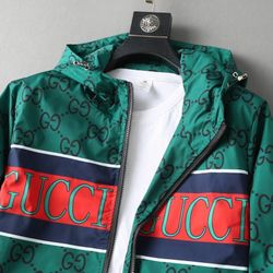 Mens Gucci GG Print Windbreaker 