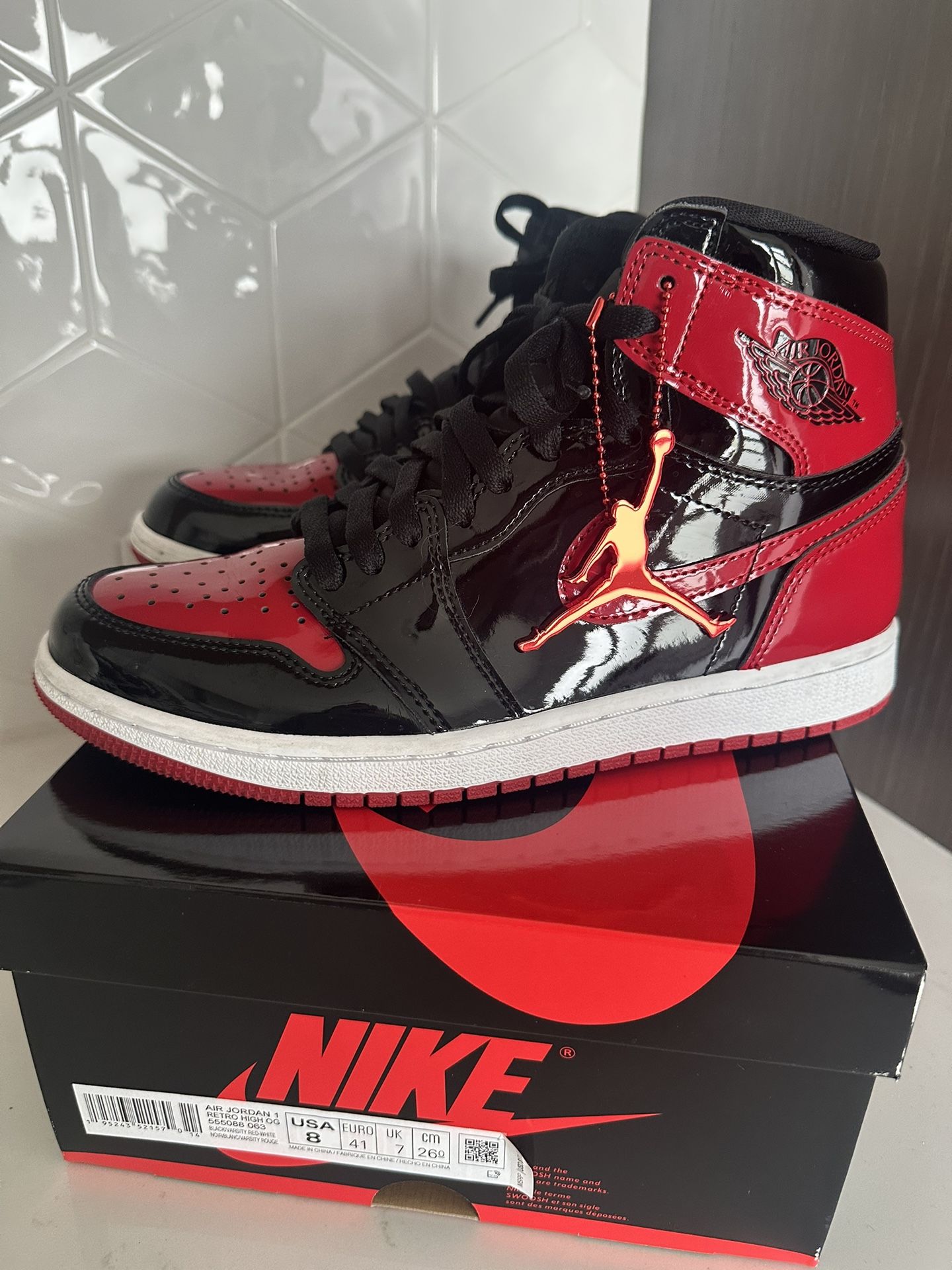 Air Jordan 1 Retro High OG - Bred Patent