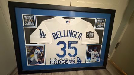 Cody Bellinger Framed Signed Jersey