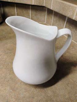 Vintage BIA Cordon Bleu White Serving Pitcher 1 - Quart 