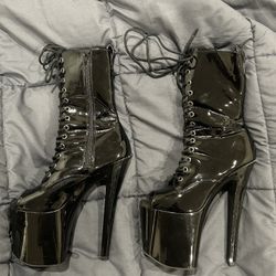 PLEASER  Enchant-1041 Black Patient Size 7