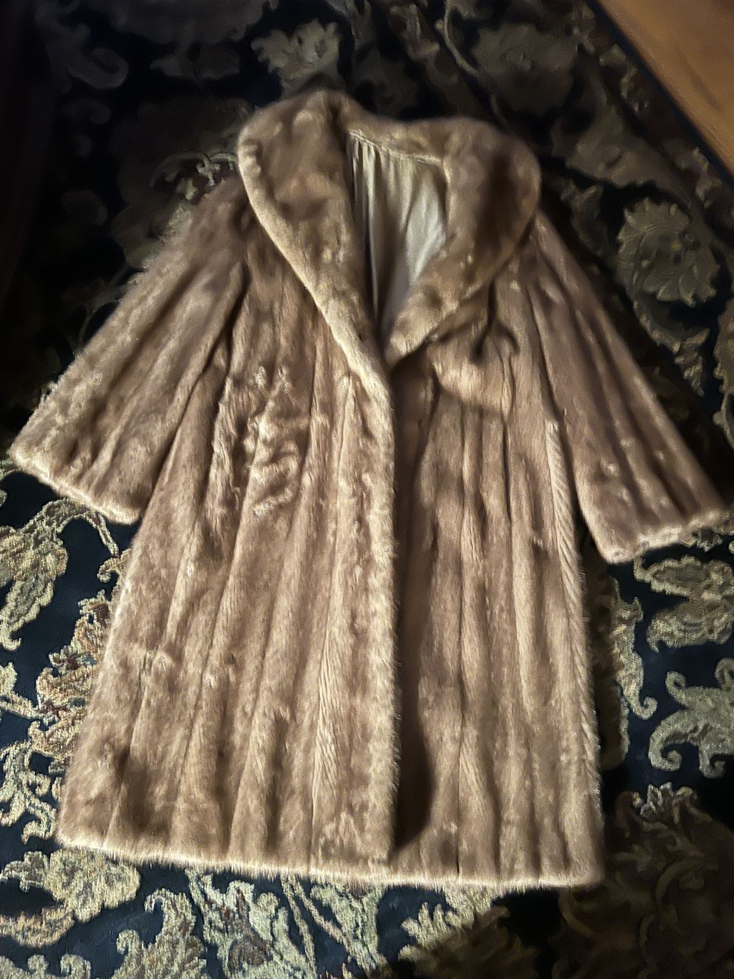 Like New Mink Coat & Shawl