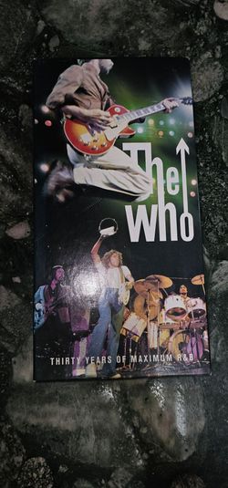 THE WHO Thirty Years of Maximum R&B 4 CD BOX SET COMPLETE LIKE NEW VERY CLEAN! Daytona Beach