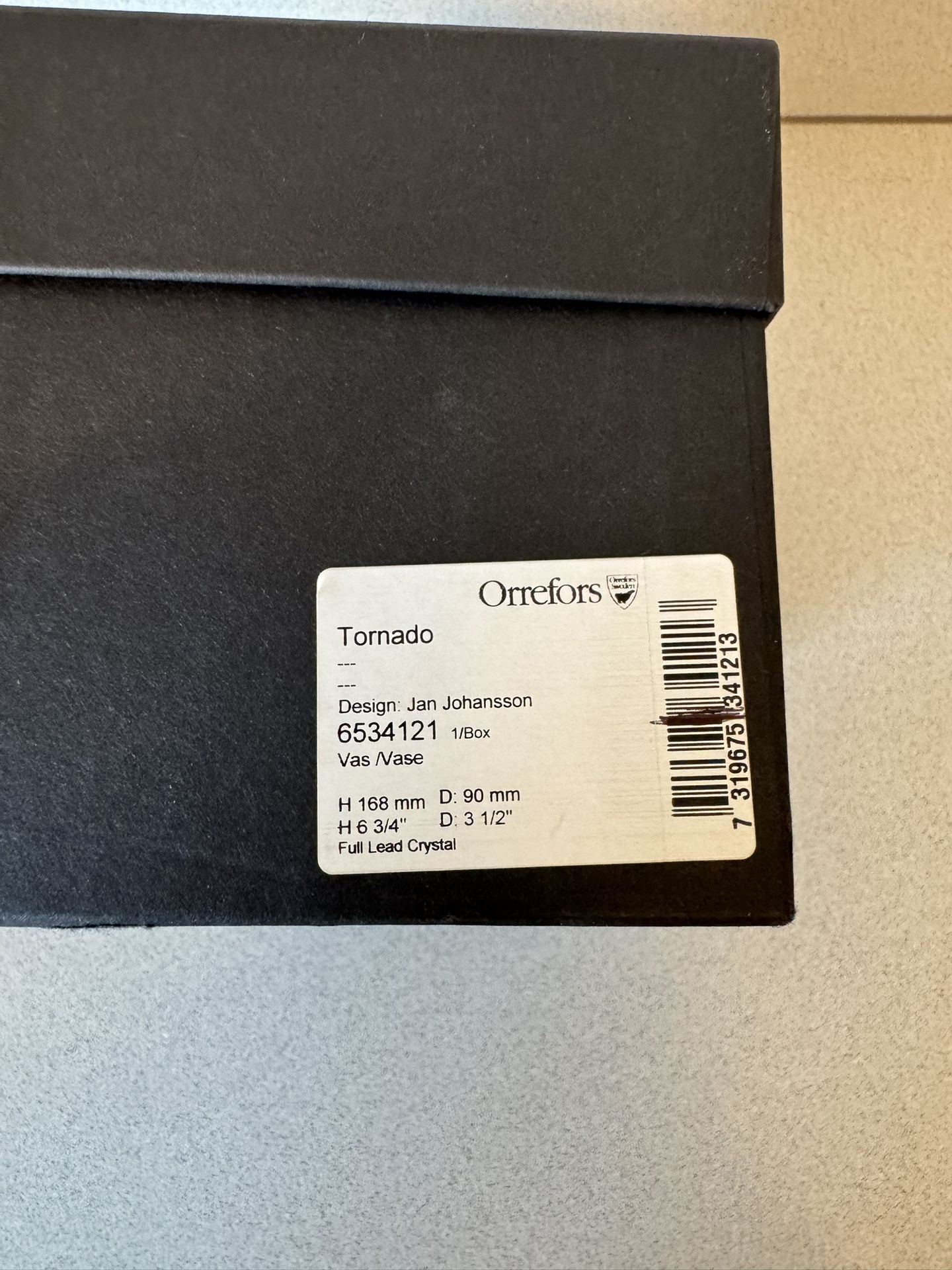 Orrefors Tornado Vase