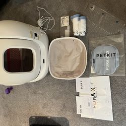 Pura Max Self-cleaning Cat Litter Box 