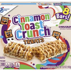 Cinnamon Toast Crunch Breakfast Cereal Treats / 8 Count