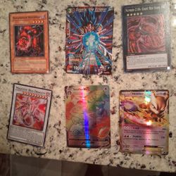 Pokémon,yogioh And 1 Dragon Ball Card