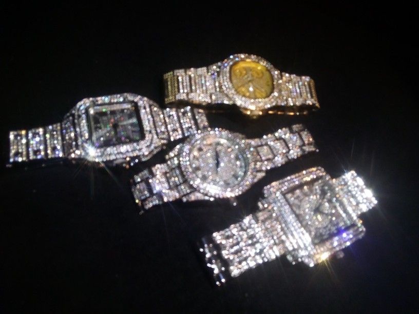 Boss Man Rapper 4-Piece Collection Set Austrian Lab Ice