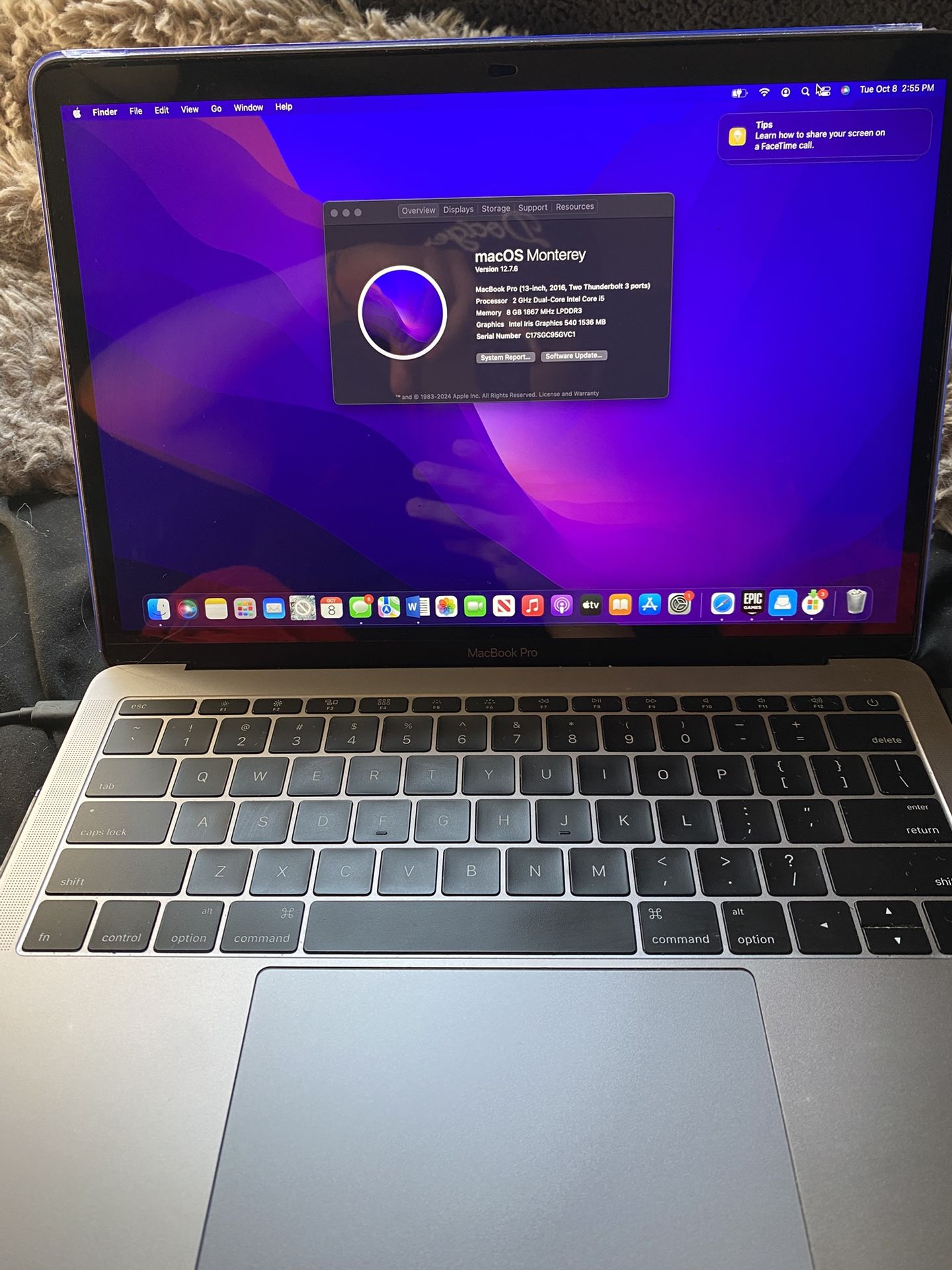 MACBOOK PRO 2016