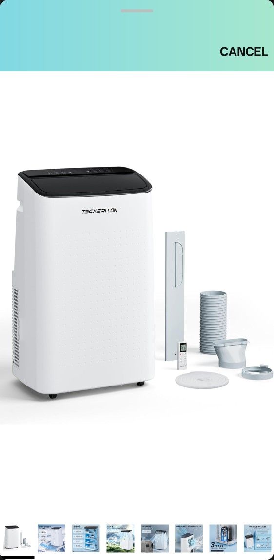 Brand New In Box -15000 BTU Portable Air Conditioners Cools Up to 800 Sq.Ft, 4-IN-1 Self-Evaporating Portable AC Unit with Dehumidifier, Fan, Sleep Mo